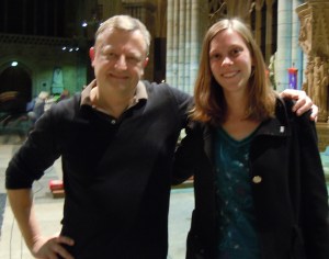 Anna with Patrick Hawes